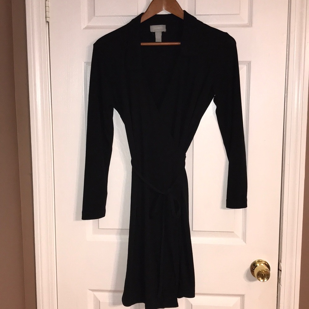 OLD NAVY BLACK TIE UP DRESS